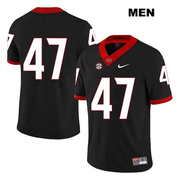 Georgia Bulldogs Men's Payne Walker #47 NCAA No Name Legend Authentic Black Nike Stitched College Football Jersey WXC1556FF